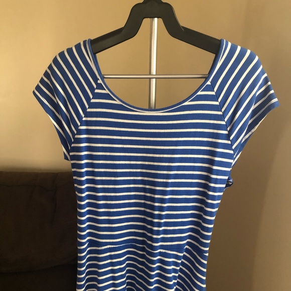 KOHL’S Blue and White Striped Dress - Picture 9 of 11